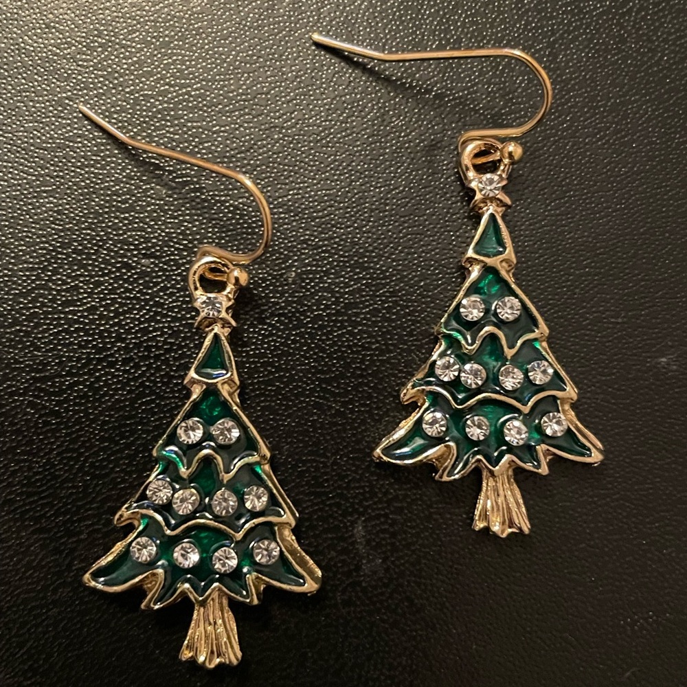 💗 Holiday Christmas Tree Earrings NEW